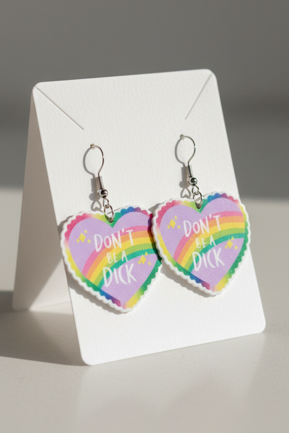 Sassy Earrings – Funny Statement Jewelry, Handmade Accessory