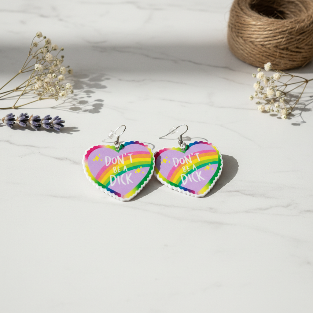 Sassy Earrings – Funny Statement Jewelry, Handmade Accessory