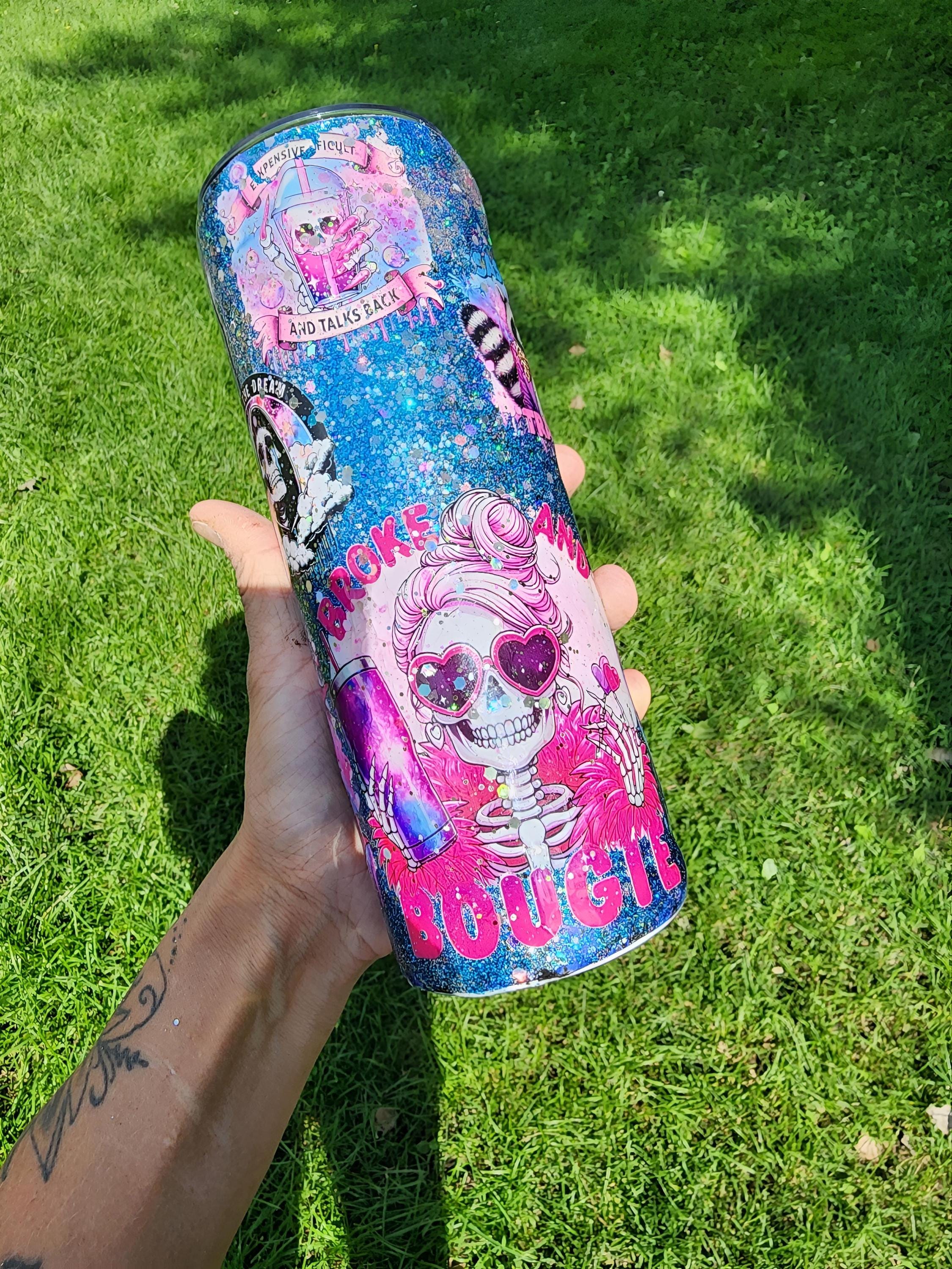 Funny Mom Tumbler: 20oz Stainless Steel Epoxy Cup, Coffee Lover Gift