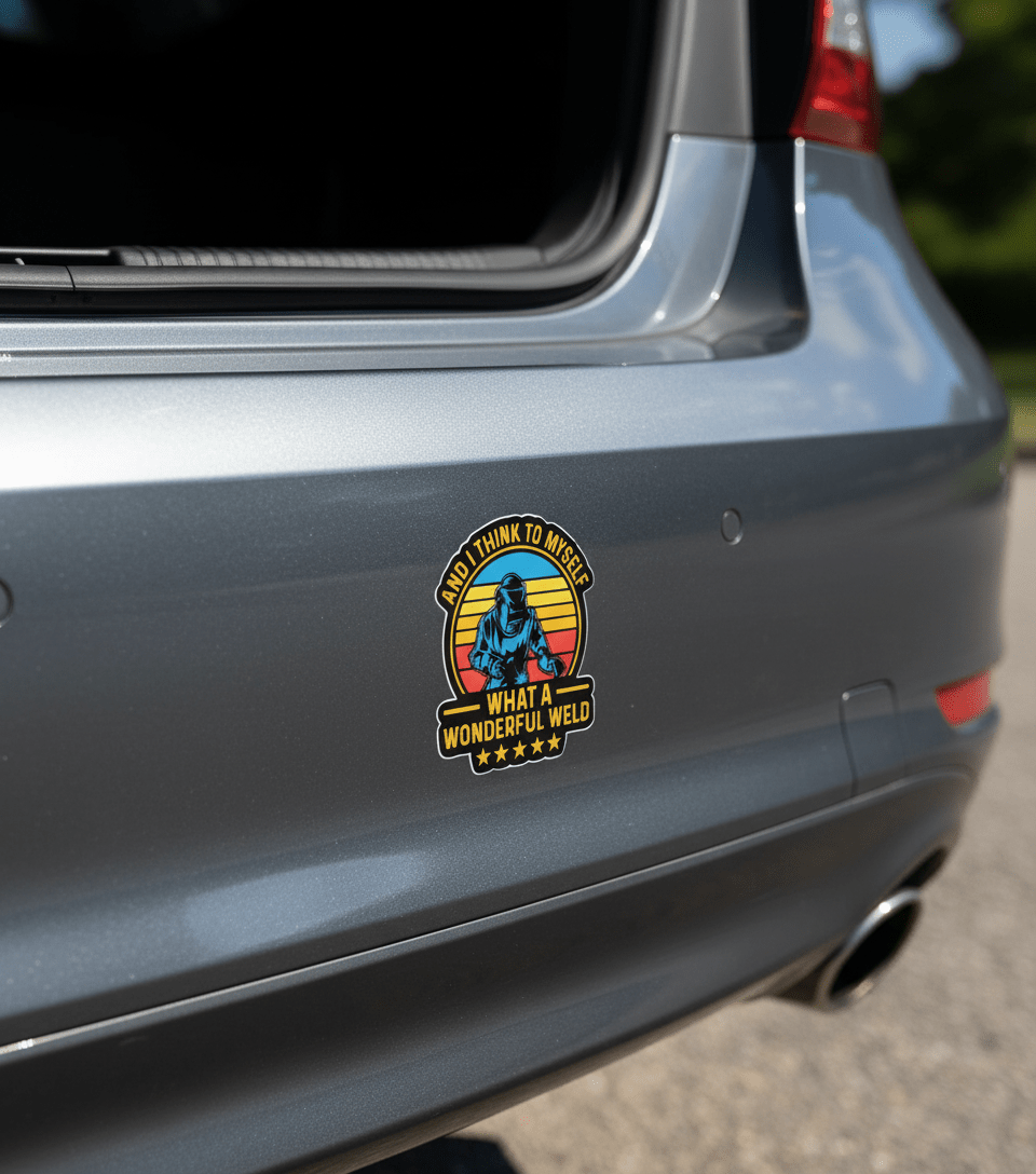 4x4 Vinyl Sticker | Funny Welder Sticker | Welding Gift | Toolbox or Helmet Decal - Hempin Mayhem