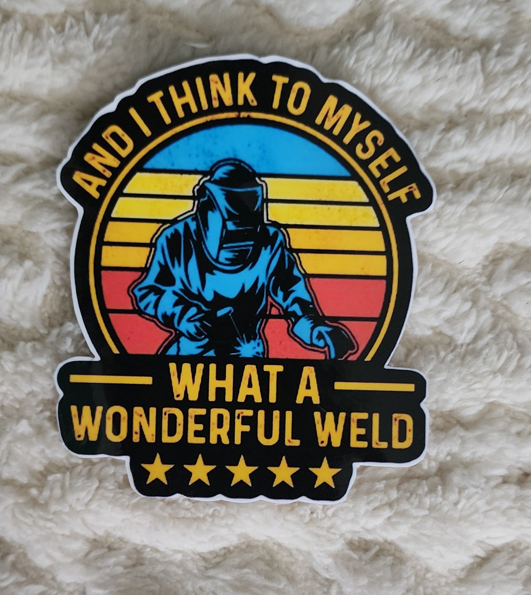 4x4 Vinyl Sticker | Funny Welder Sticker | Welding Gift | Toolbox or Helmet Decal - Hempin Mayhem