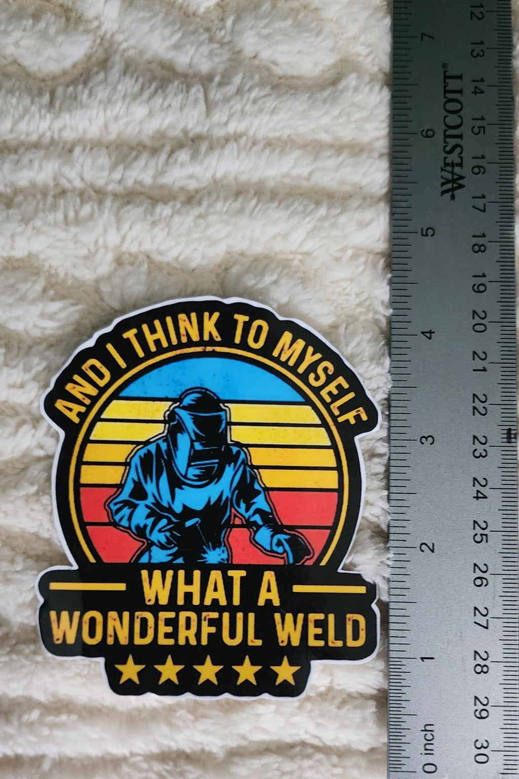 4x4 Vinyl Sticker | Funny Welder Sticker | Welding Gift | Toolbox or Helmet Decal - Hempin Mayhem