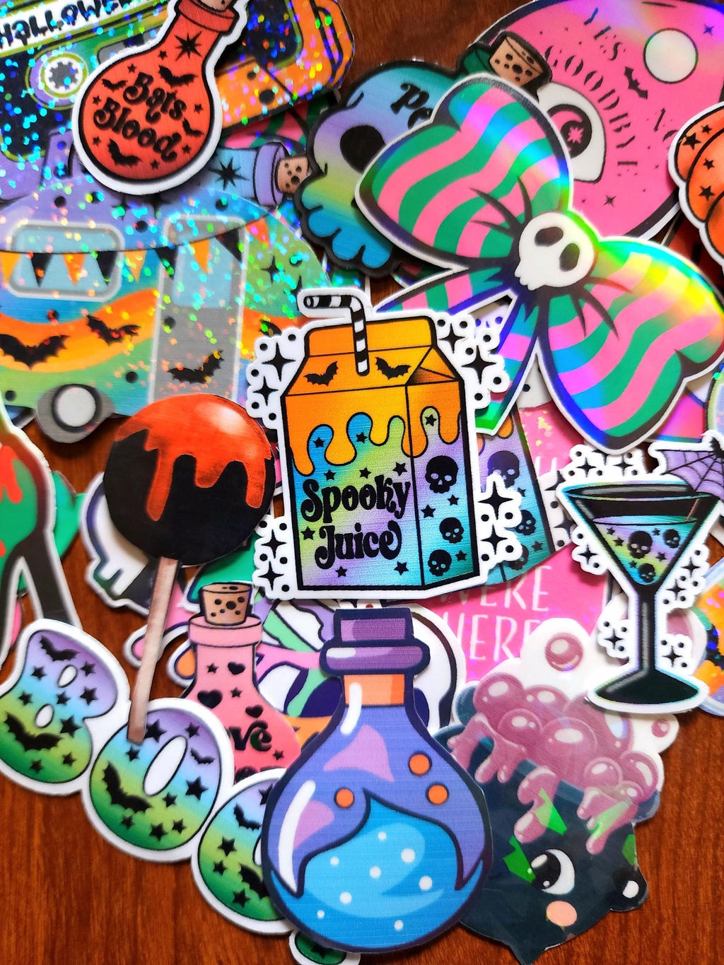 Chaotic Halloween Sticker Pack: Spooky Sassy Gothic Vinyl Decals