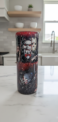 Horror Movie Fan Tumbler: Handmade Glitter 20oz Stainless Steel Cup