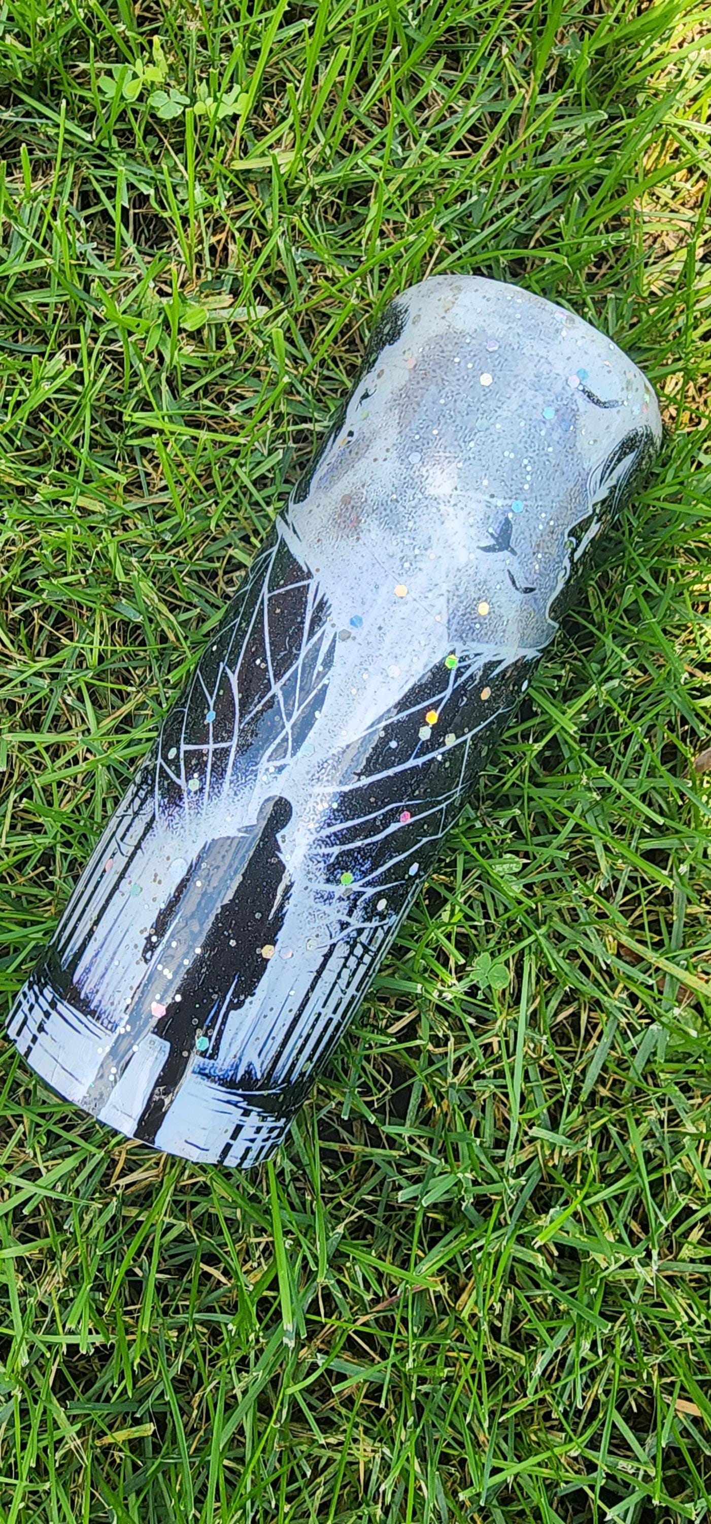 Supernatural Winchester Brothers Tumbler: Glittery Epoxy Fan Gift