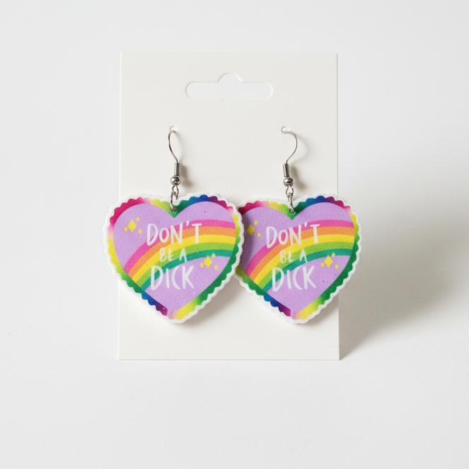 Sassy Earrings – Funny Statement Jewelry, Handmade Accessory