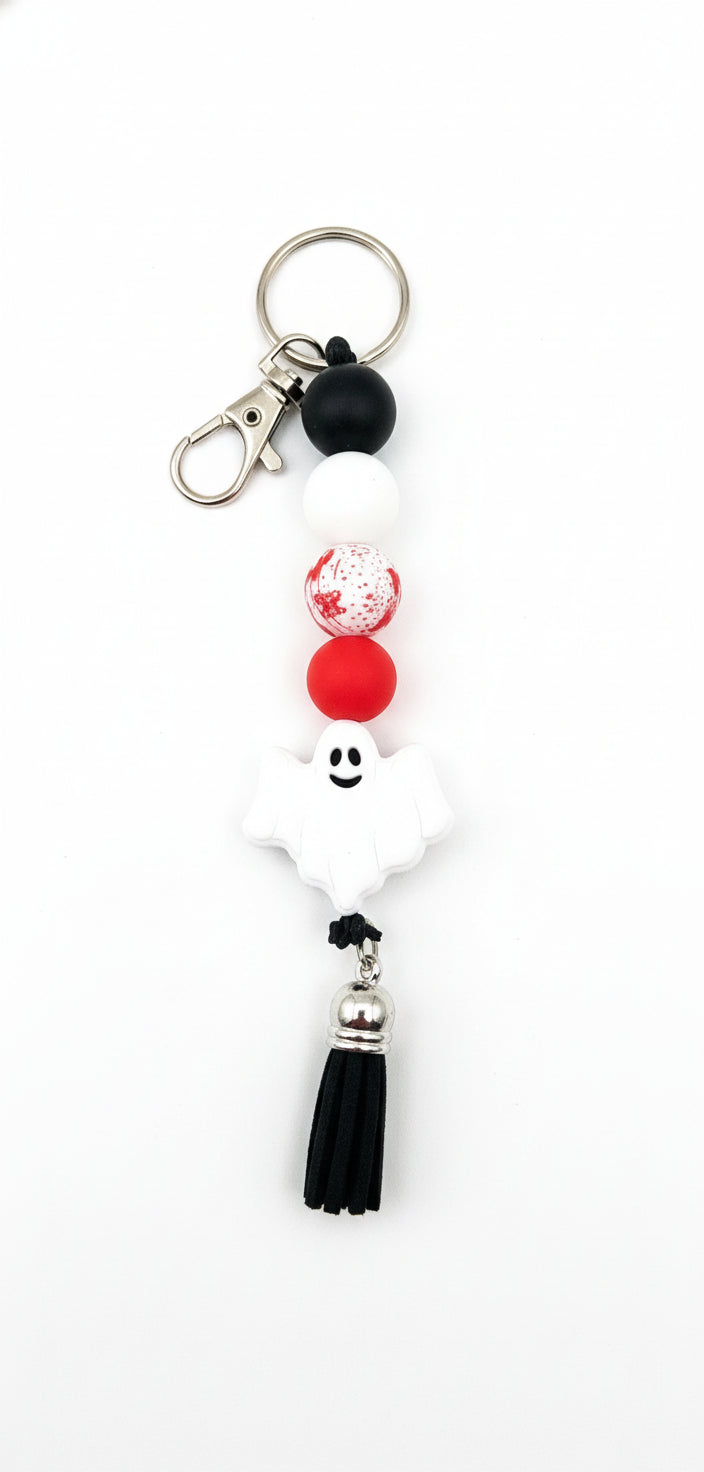 Handmade Ghost Keychain