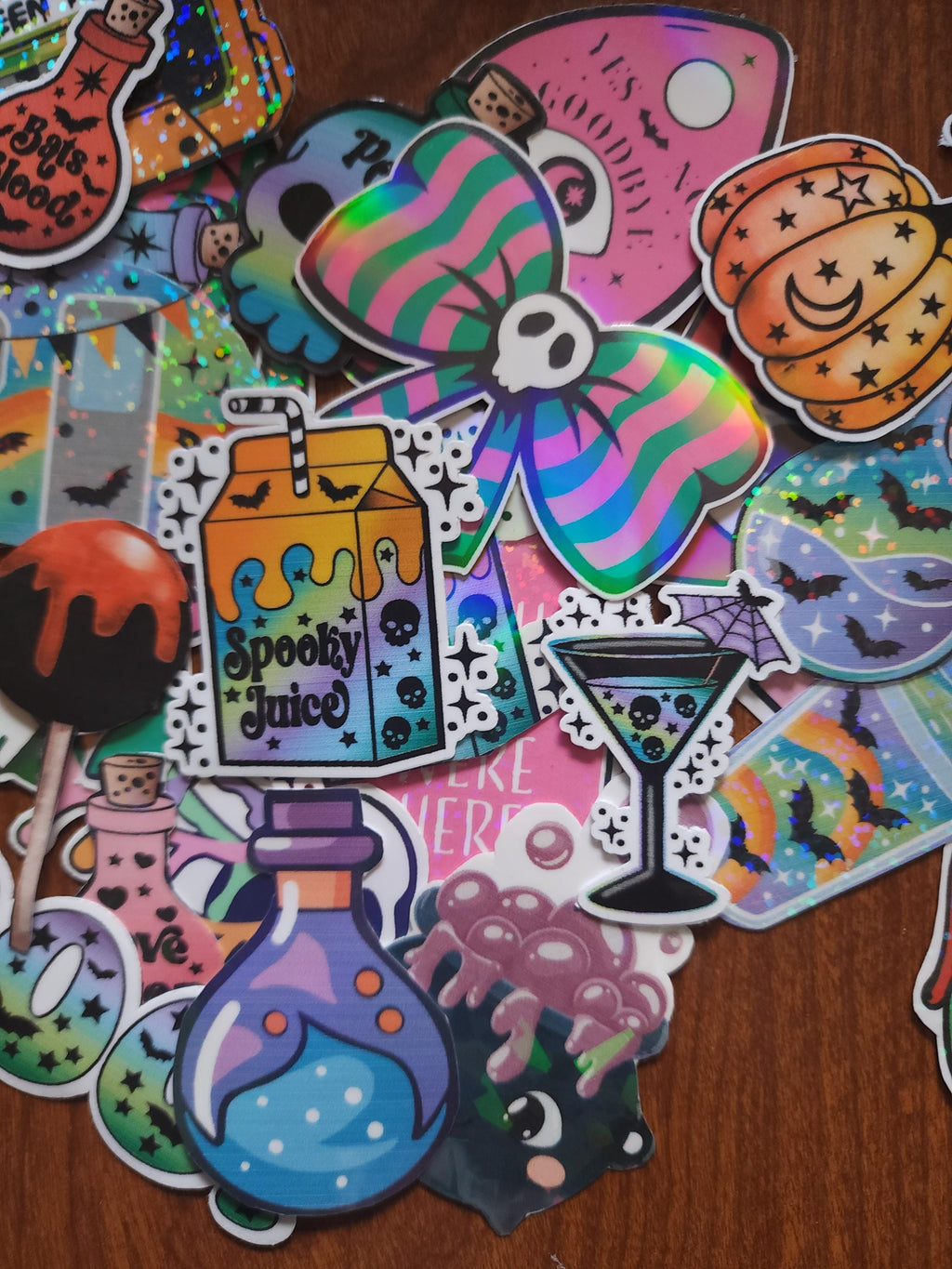 Chaotic Halloween Sticker Pack: Spooky Sassy Gothic Vinyl Decals