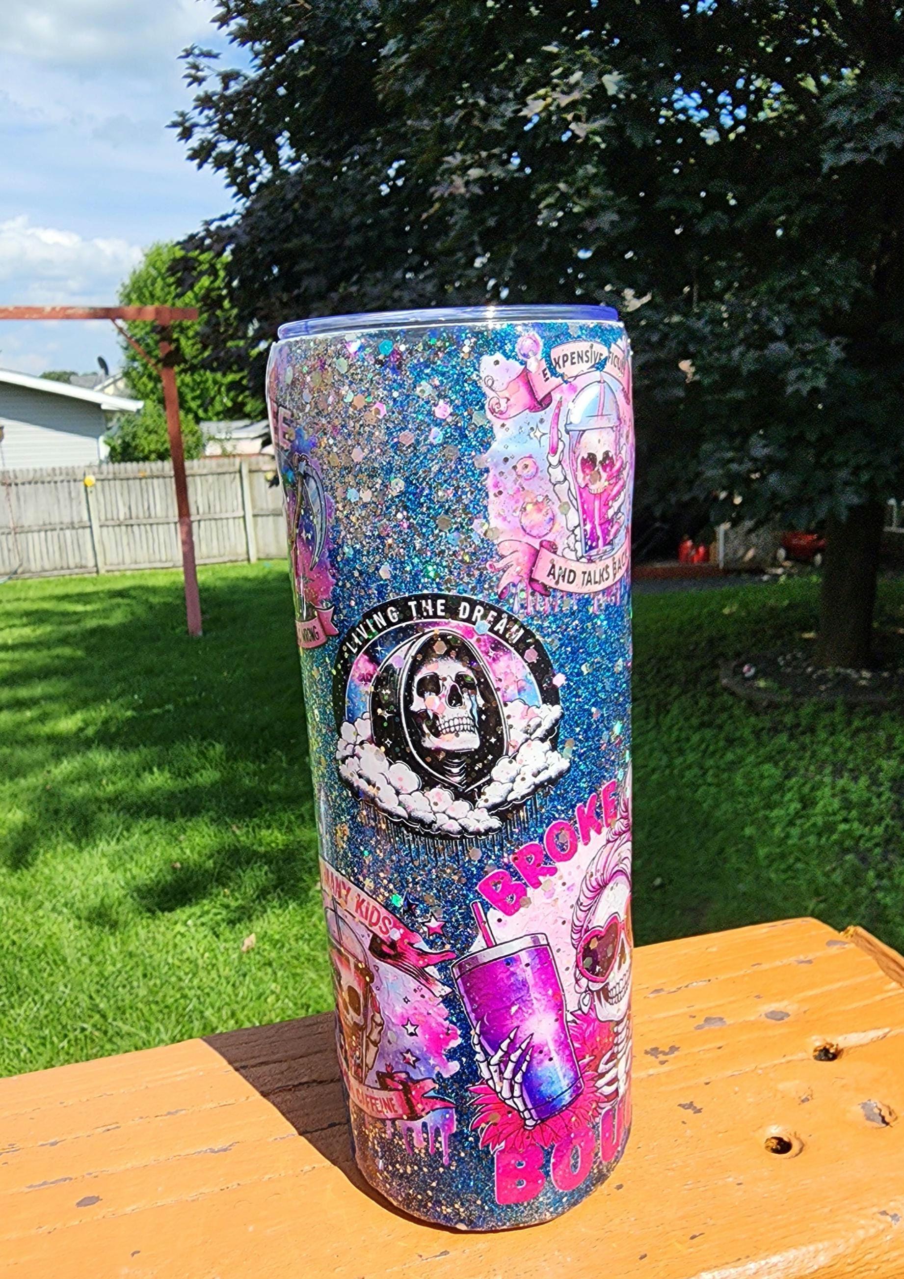 Funny Mom Tumbler: 20oz Stainless Steel Epoxy Cup, Coffee Lover Gift