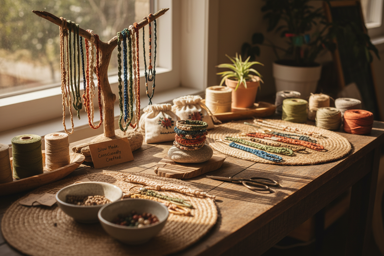 A picture of a small business picture of handmade goods 