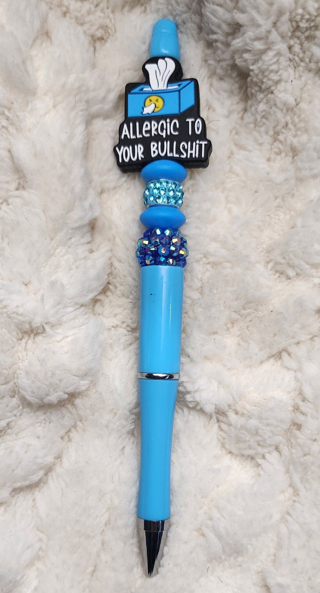 Allergic to Your Bulls*** Sassy Gift Bundle • Earrings, Pen, Keychain & Stickers • Funny Bestie Gift Box - Hempin Mayhem