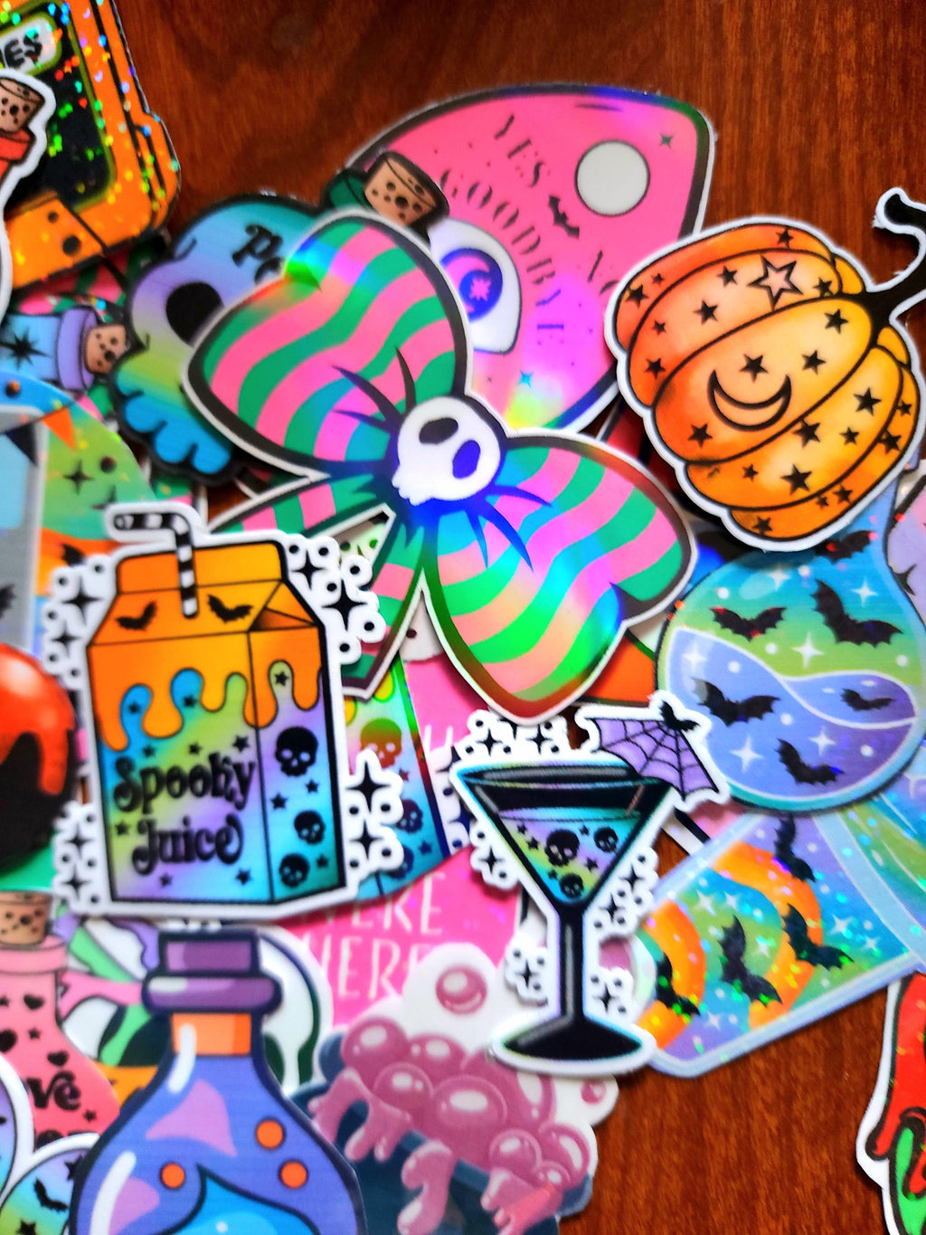 Chaotic Halloween Sticker Pack: Spooky Sassy Gothic Vinyl Decals