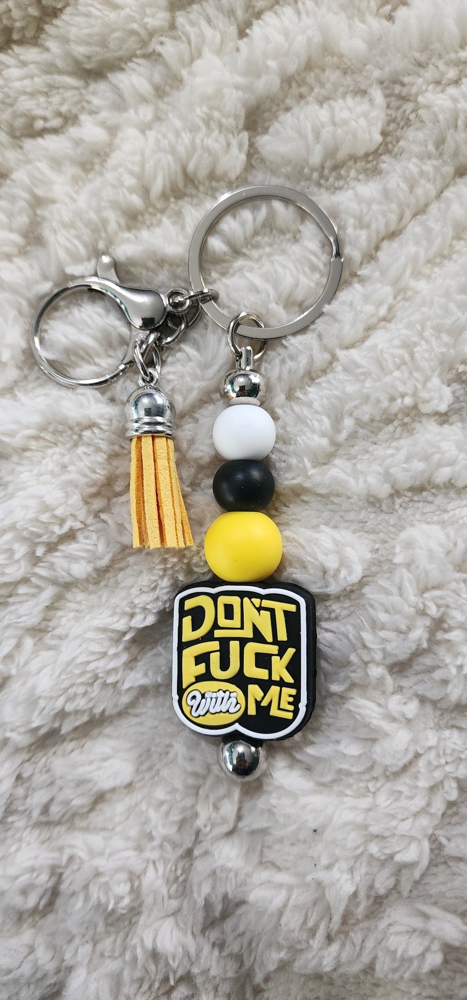 Beaded Keychain: Don&39;t F*ck With Me - Hempin Mayhem
