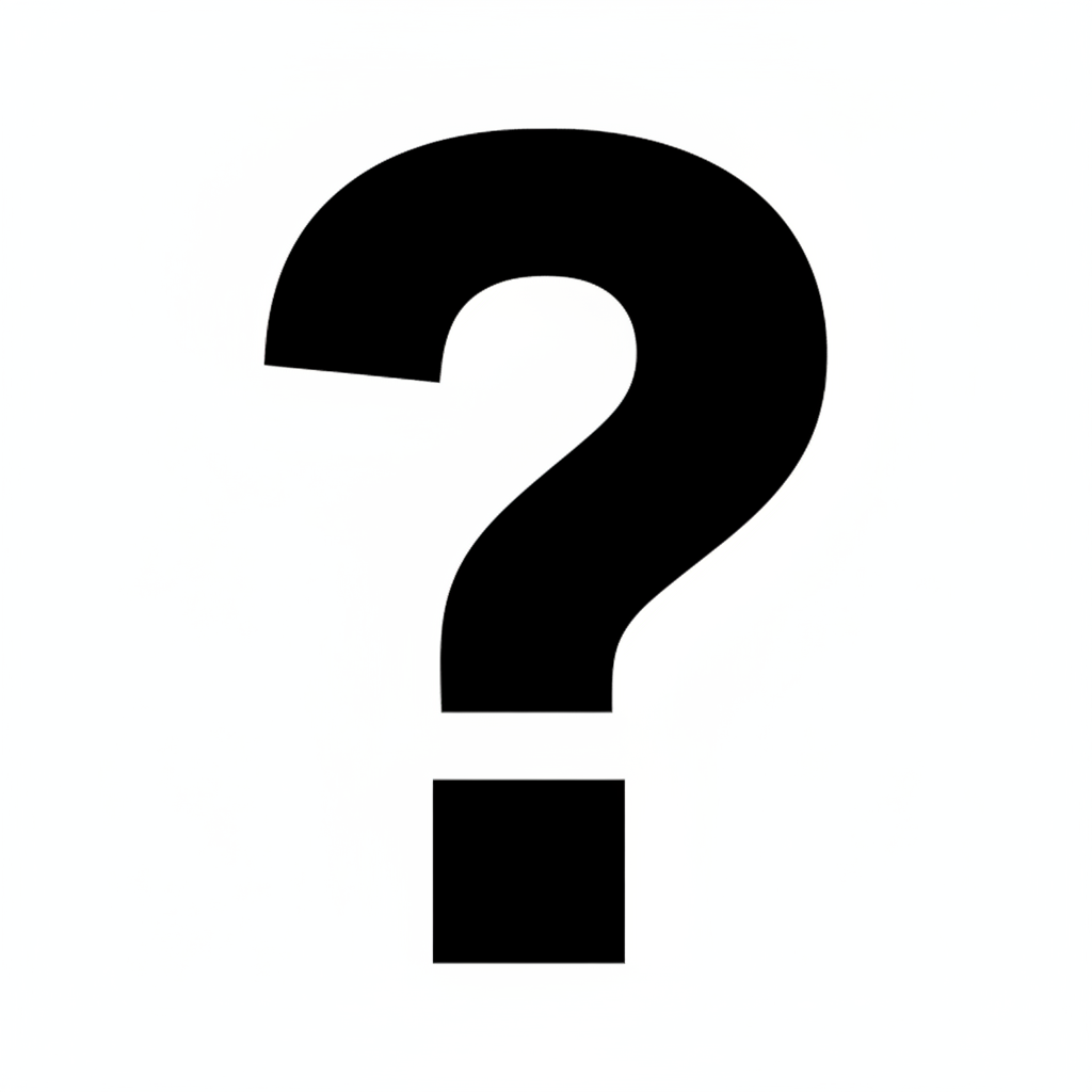 Bold question mark icon