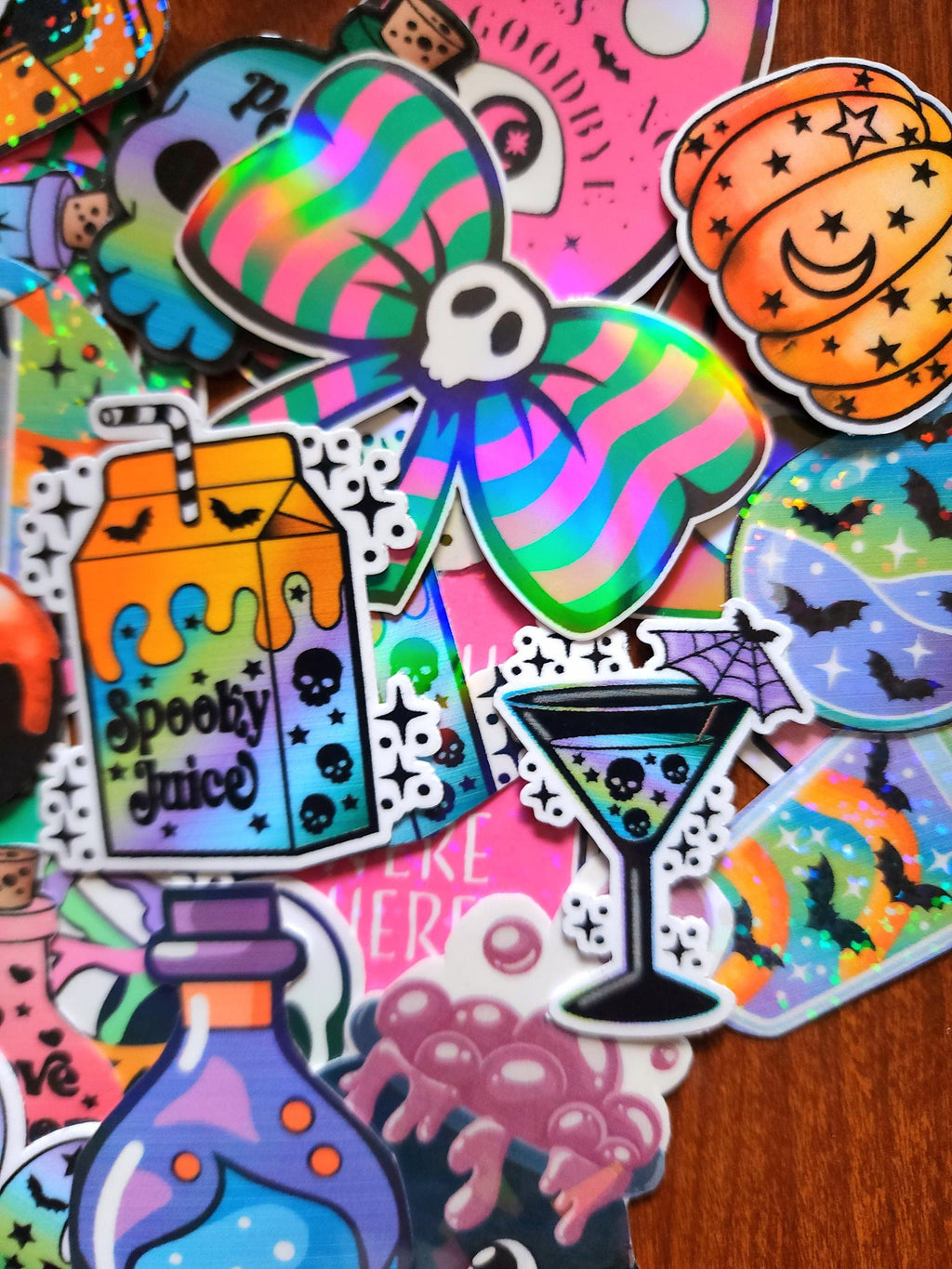 Chaotic Halloween Sticker Pack: Spooky Sassy Gothic Vinyl Decals
