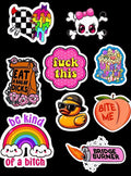 Funny Sarcastic Sticker Pack: Chaotic Humor for the Unhinged