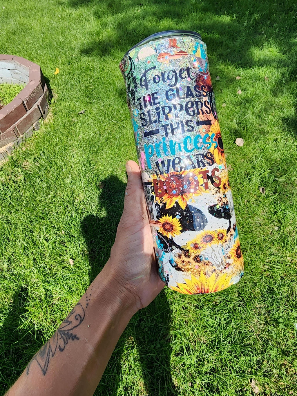 Cowgirl Boots Tumbler: Western Vibes 20 oz Stainless Steel - Hempin Mayhem