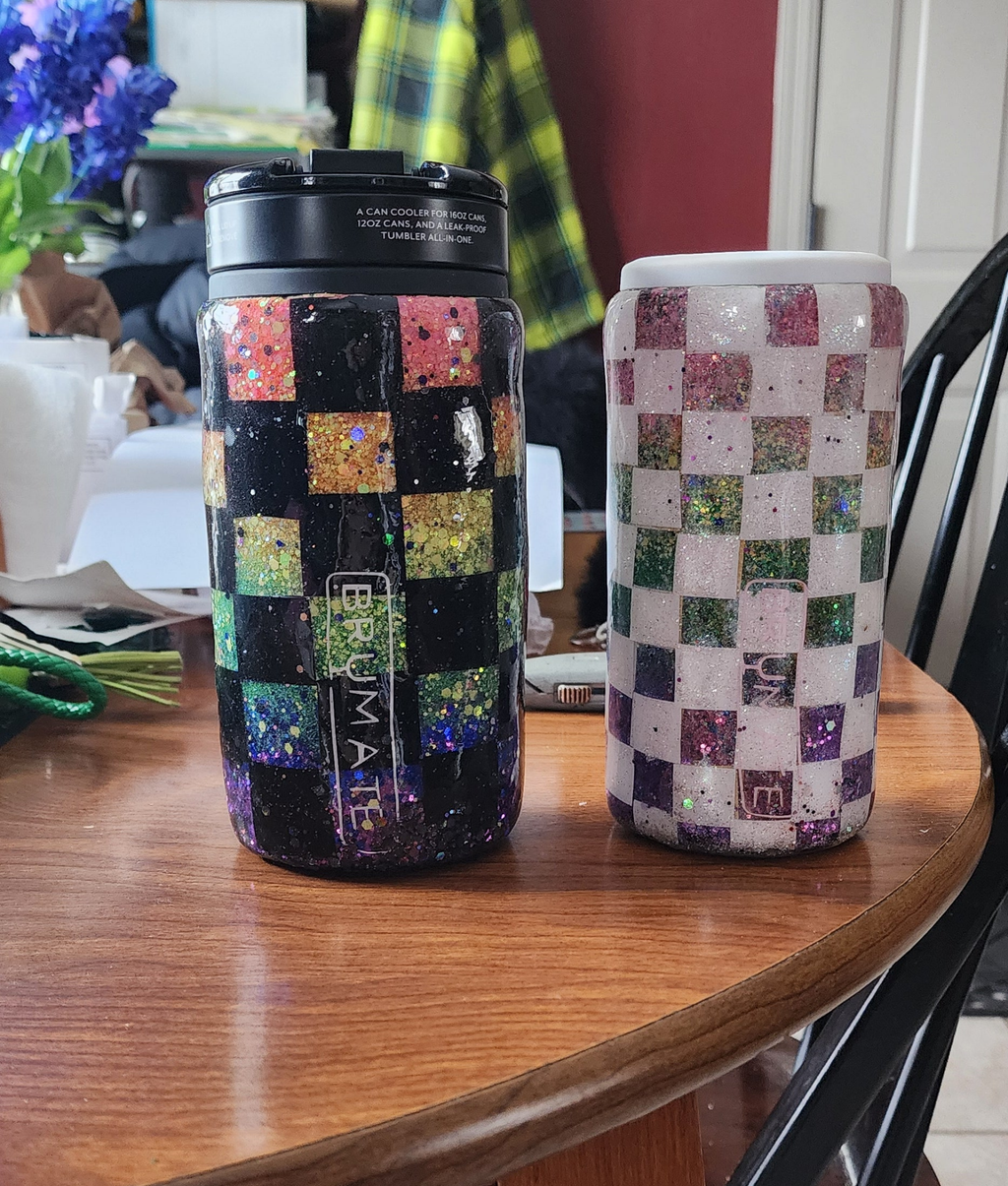 Custom Epoxy Tumblers - Hempin Mayhem