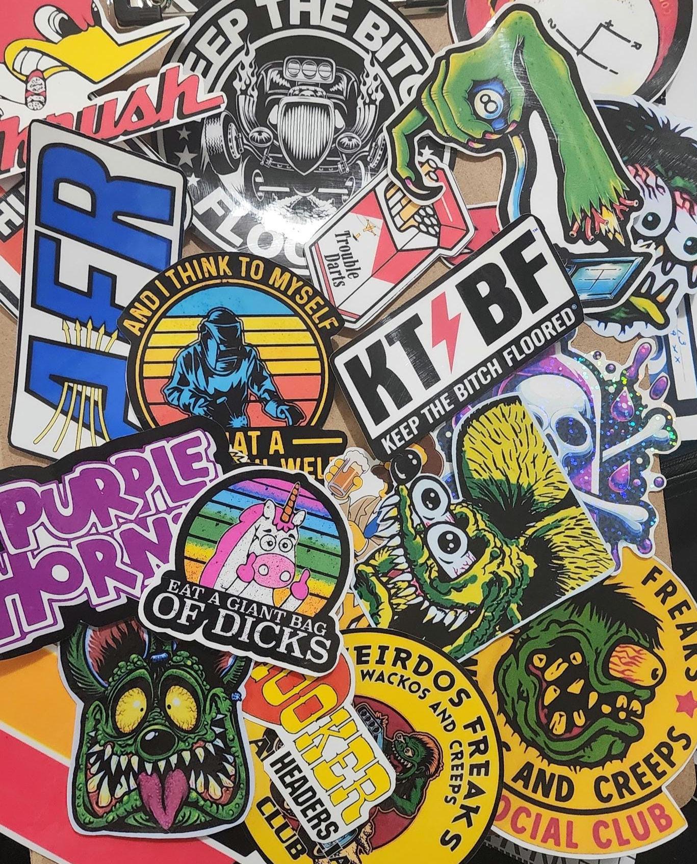 Custom Vinyl Stickers: Waterproof Logo Decals 3x3 - Hempin Mayhem