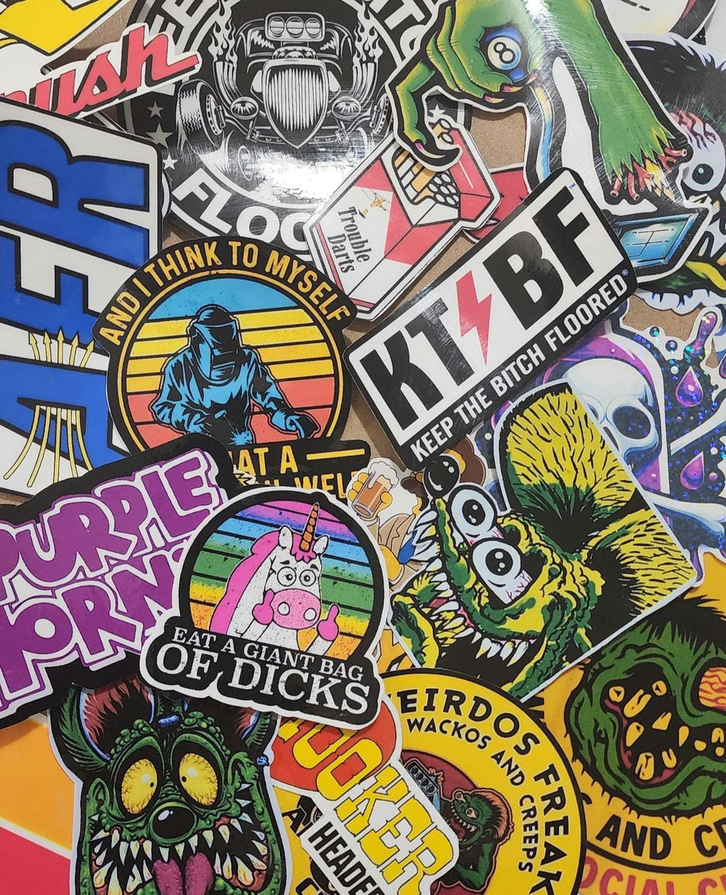 Custom Vinyl Stickers: Waterproof Logo Decals 3x3 - Hempin Mayhem