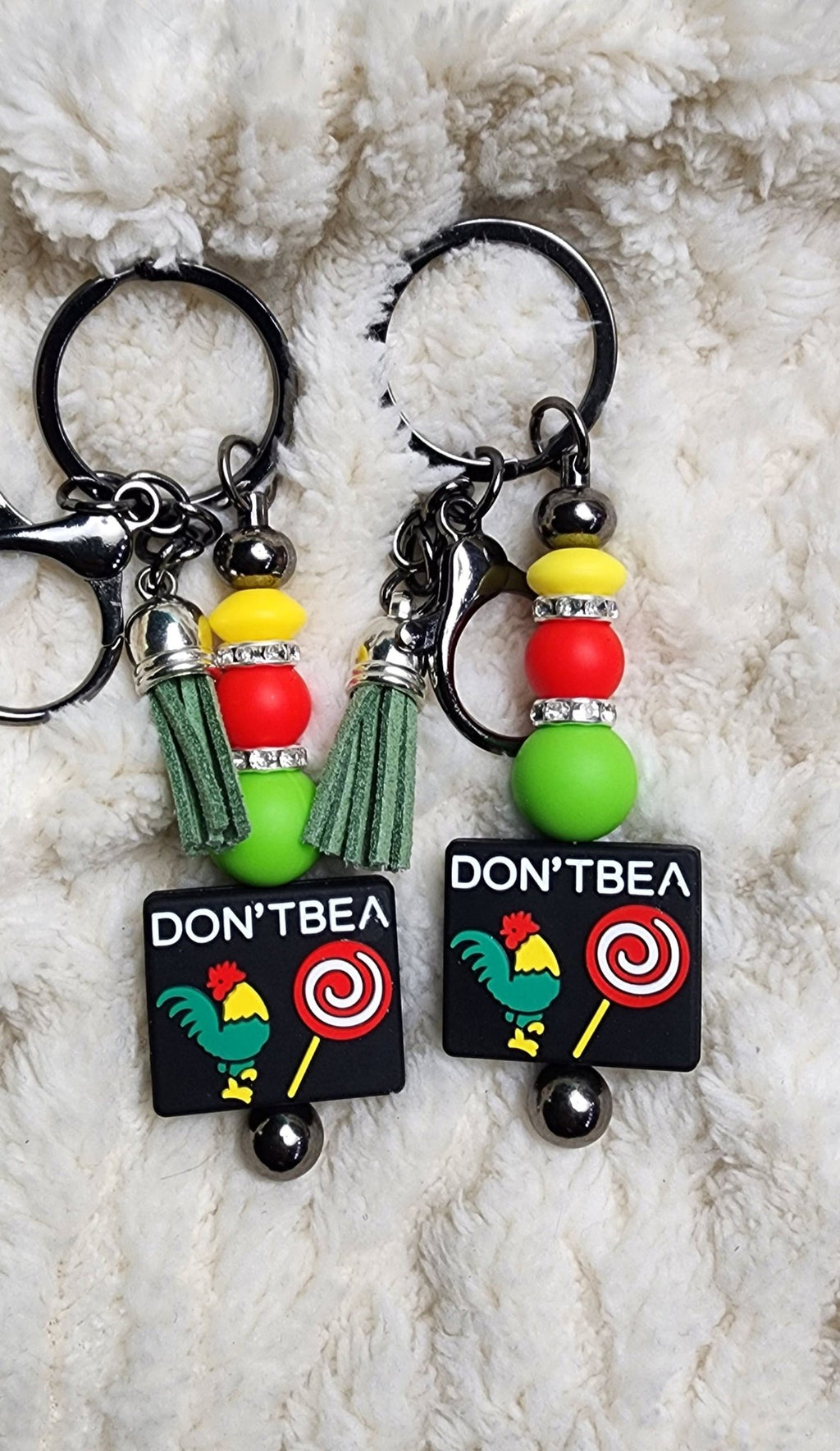 Don’t Be a C*ck Sucker Beaded Keychain – Funny AF Gift for Your Favorite Smartass - Hempin Mayhem