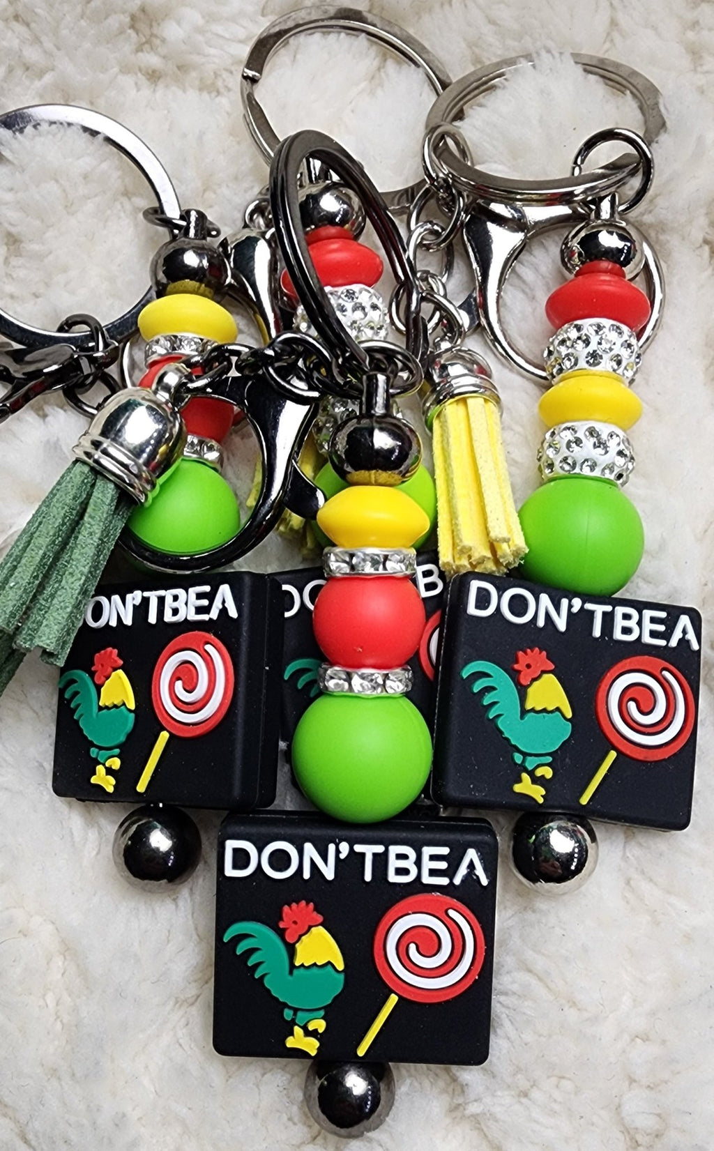 Don’t Be a C*ck Sucker Beaded Keychain – Funny AF Gift for Your Favorite Smartass - Hempin Mayhem
