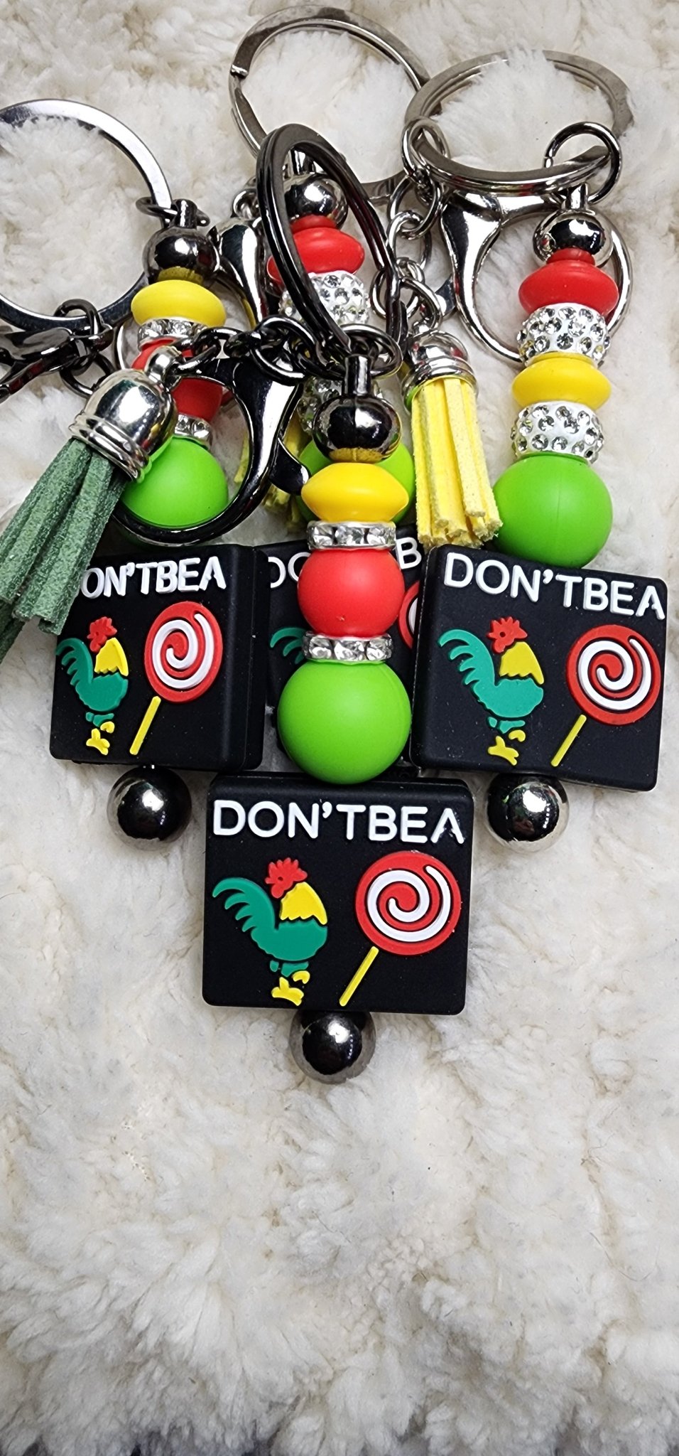 Don’t Be a C*ck Sucker Beaded Keychain – Funny AF Gift for Your Favorite Smartass - Hempin Mayhem