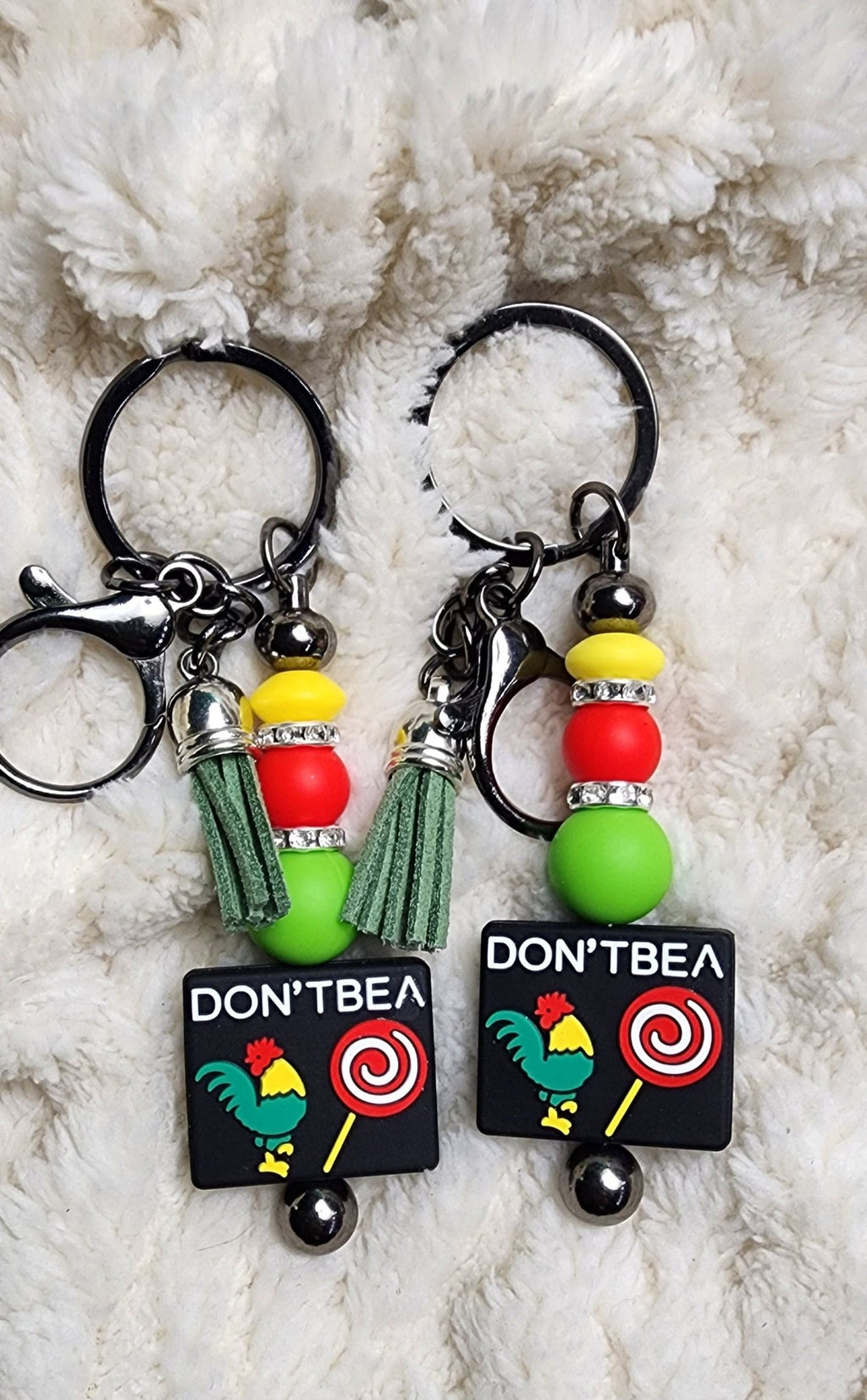 Don’t Be a C*ck Sucker Beaded Keychain – Funny AF Gift for Your Favorite Smartass - Hempin Mayhem