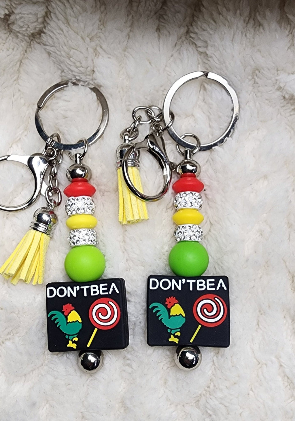 Don’t Be a C*ck Sucker Beaded Keychain – Funny AF Gift for Your Favorite Smartass - Hempin Mayhem
