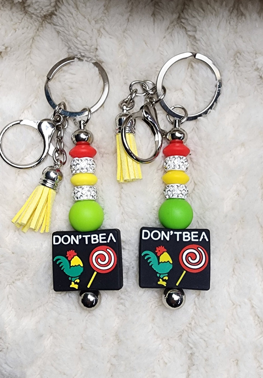 Don’t Be a C*ck Sucker Beaded Keychain – Funny AF Gift for Your Favorite Smartass - Hempin Mayhem
