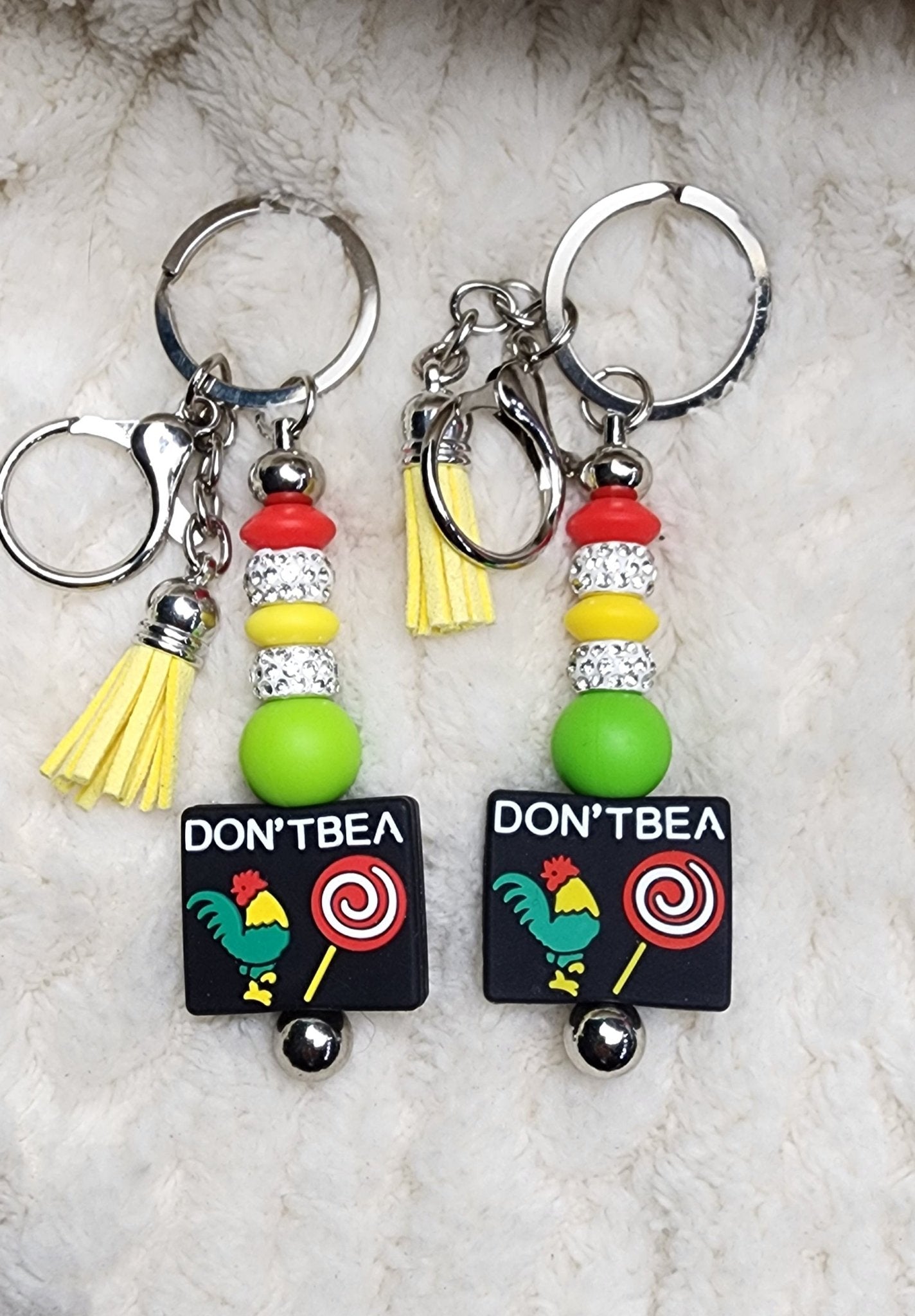 Don’t Be a C*ck Sucker Beaded Keychain – Funny AF Gift for Your Favorite Smartass - Hempin Mayhem
