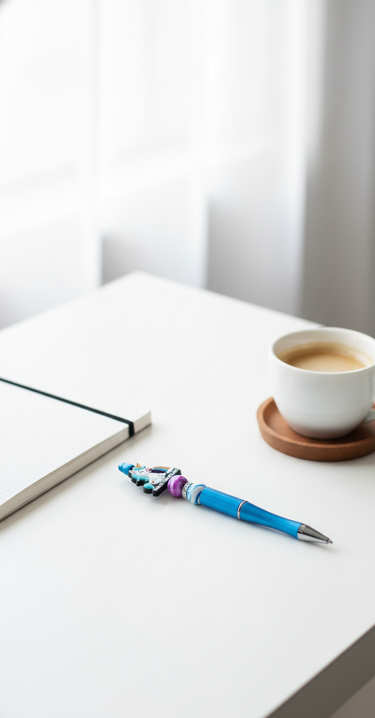 Sick of Your Bull*** – Sassy Beaded Pen | Funny Gift, Refillable Ink, Bold Writing Accessory