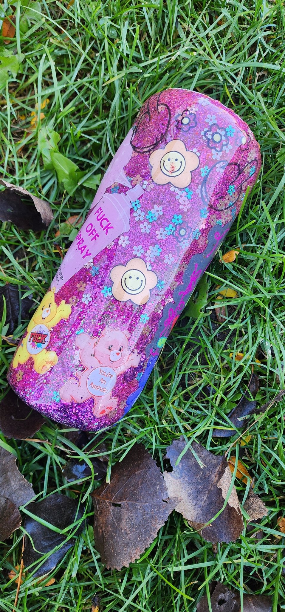 Eat a Bag of Dicks Epoxy Tumbler | Swear Bears 20 oz Cup | Funny Insulated Stainless Steel Cup with Lid & Straw | Sarcastic Adult Gift - Hempin Mayhem