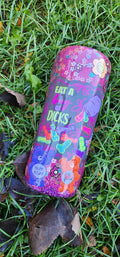 Eat a Bag of Dicks Epoxy Tumbler | Swear Bears 20 oz Cup | Funny Insulated Stainless Steel Cup with Lid & Straw | Sarcastic Adult Gift - Hempin Mayhem