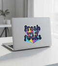 Fresh Out of F*cks Vinyl Sticker - Sassy Laptop Decal 4x4 **2 Pack** - Hempin Mayhem