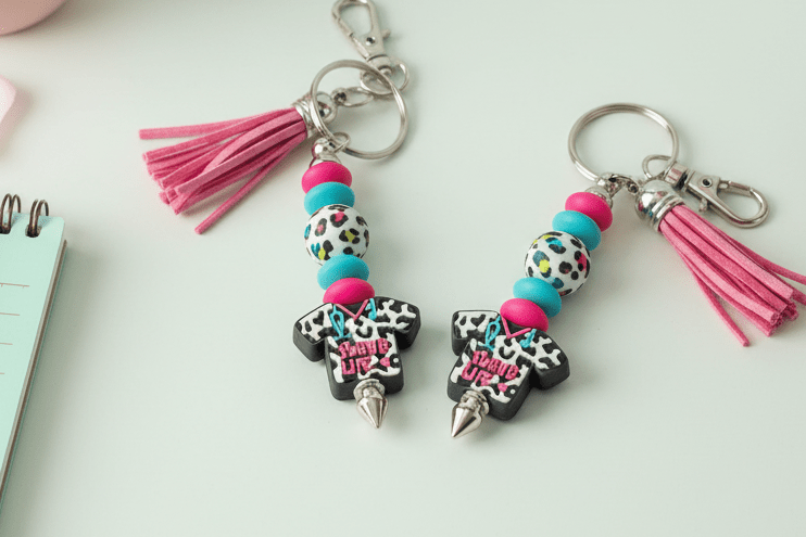 Handmade “Scrub Life” Keychain – Nurse, Doctor & Healthcare Hero Accessory - Hempin Mayhem