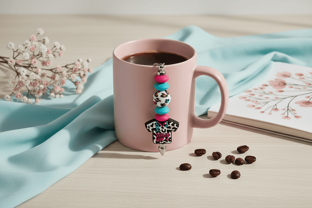 Handmade “Scrub Life” Keychain – Nurse, Doctor & Healthcare Hero Accessory - Hempin Mayhem