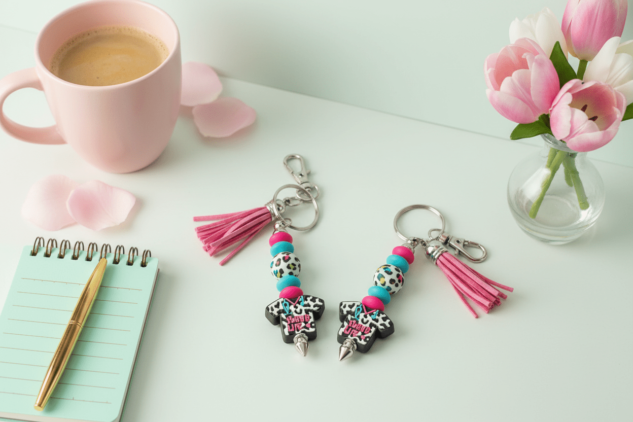 Handmade “Scrub Life” Keychain – Nurse, Doctor & Healthcare Hero Accessory - Hempin Mayhem