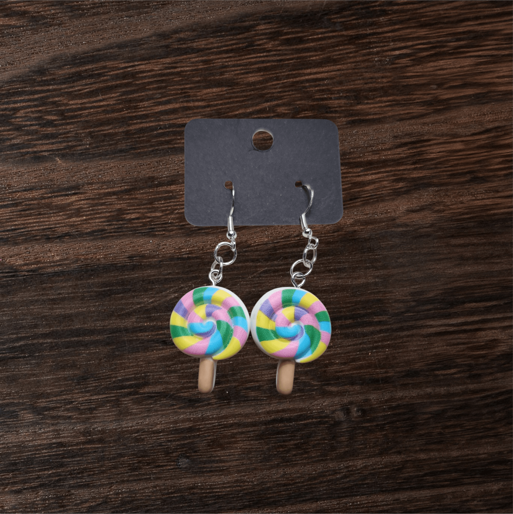 Lollipop Dangle Earrings | Sweet & Sassy Candy Jewelry | Fun Handmade Statement - Hempin Mayhem
