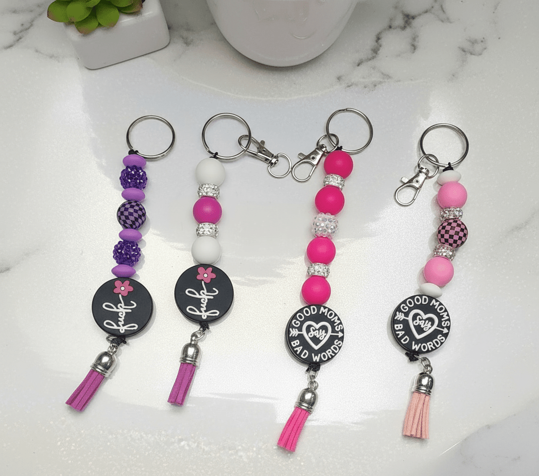 Mom Keychains - Hempin Mayhem