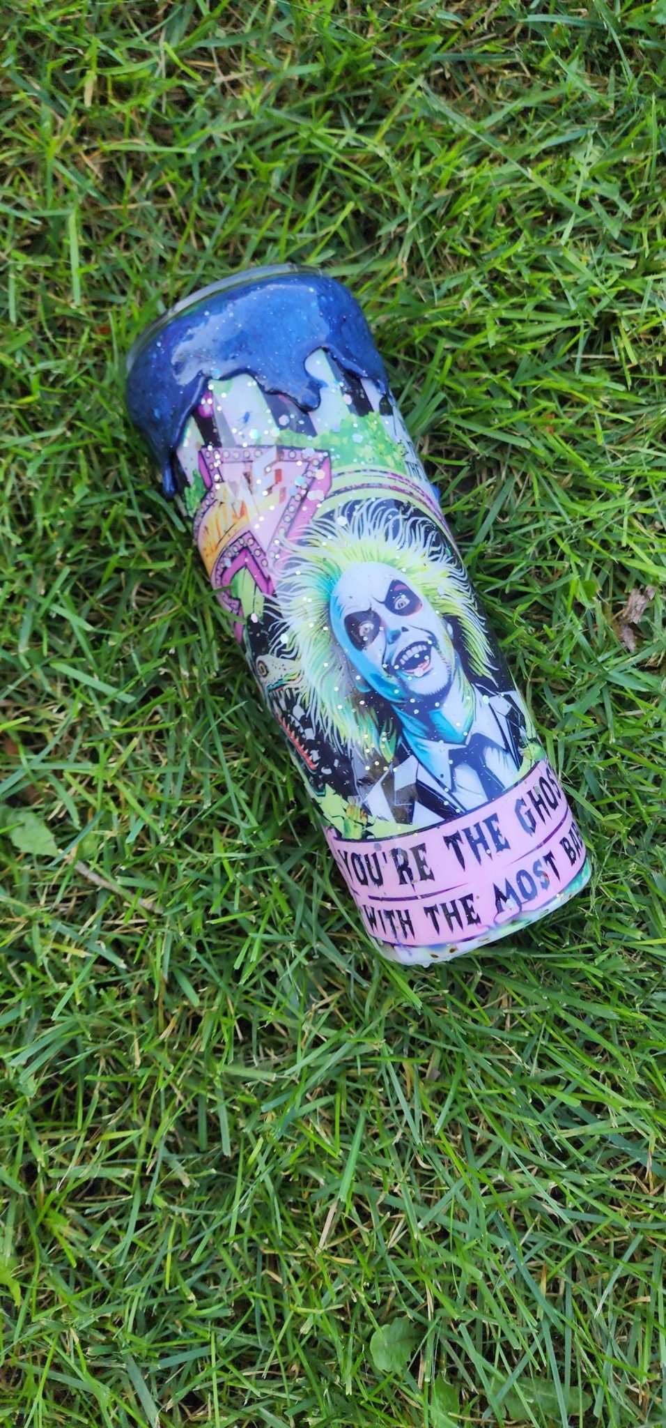 Never Trust the Living Tumbler: 20oz Stainless Steel Halloween Drinkware - Hempin Mayhem