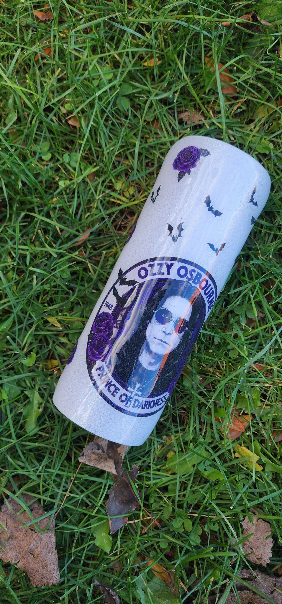 Ozzy Osbourne Tumbler: Prince of Darkness Stainless Steel Rock Cup - Hempin Mayhem