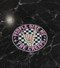 People Give Me the Creeps Sticker | Pink, White & Black Checkered 4x4 Funny Sassy Vinyl Decal for Laptop, Water Bottle, or Notebook | **2 Pack** - Hempin Mayhem