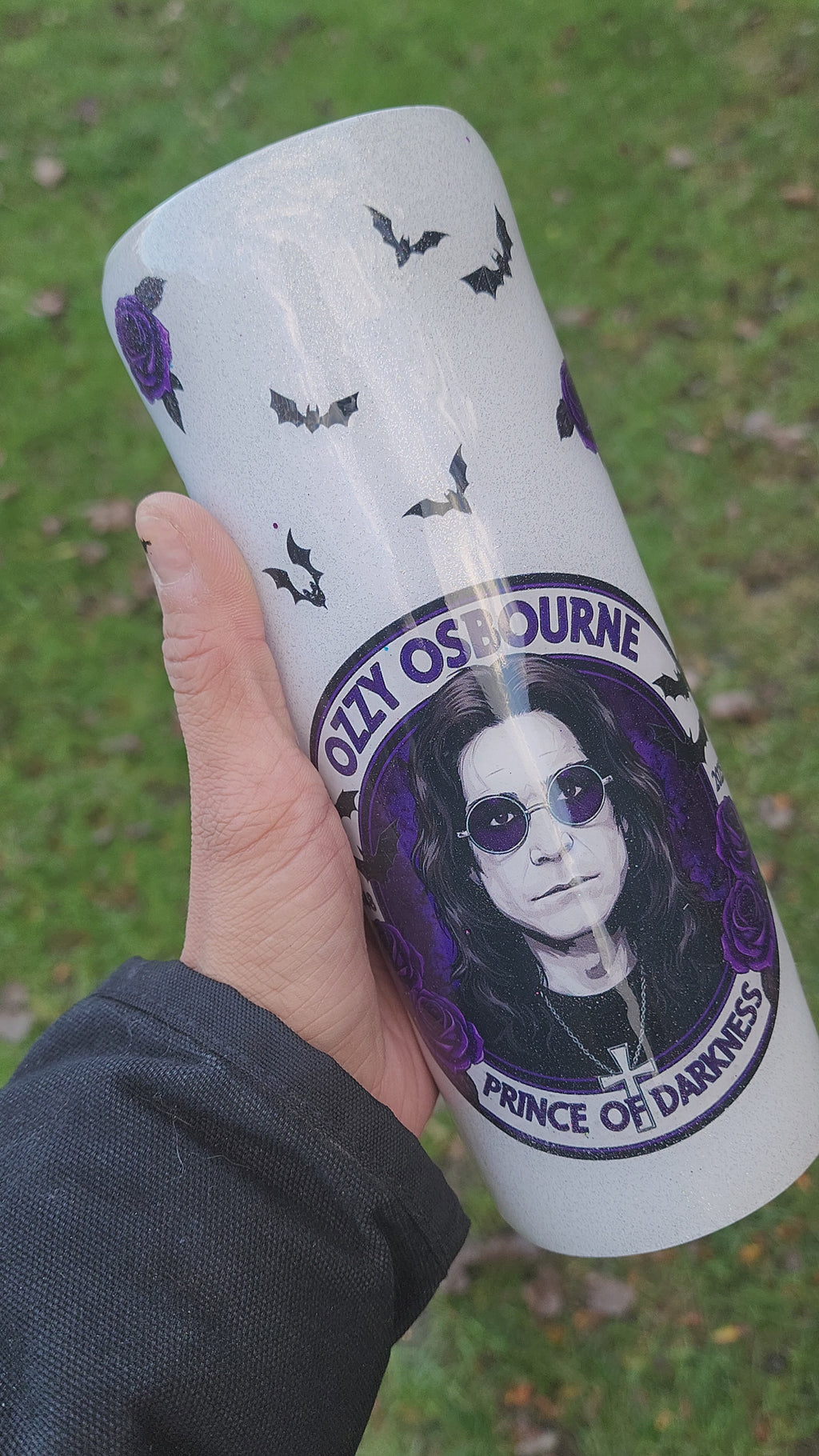 Ozzy Osbourne Tumbler: Prince of Darkness Stainless Steel Rock Cup