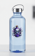 Purple Potion Bottle with White Skull 4x4 Vinyl Sticker | Spooky Cute Potion Sticker | Witchy Aesthetic Waterproof Decal ✨️Set of 2✨️ - Hempin Mayhem