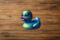 Alien Rubber Ducky Sticker: Funny UFO Space Duck Decal, Set of 2