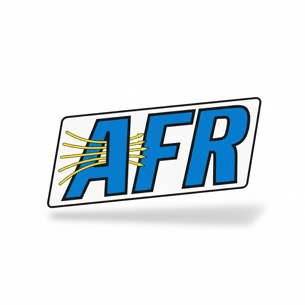 AFR Heads Hot Rod Sticker: Performance Vinyl Decal