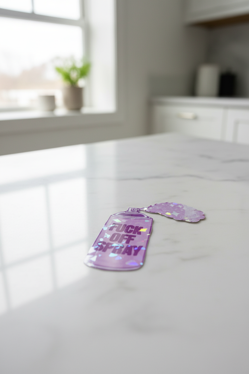 F*ck Off Spray Paint Vinyl Sticker – Pink Graffiti-Inspired Attitude Decal for Sassy Souls, Grumpy Girls & Zero-BS Vibes **2 Pack**