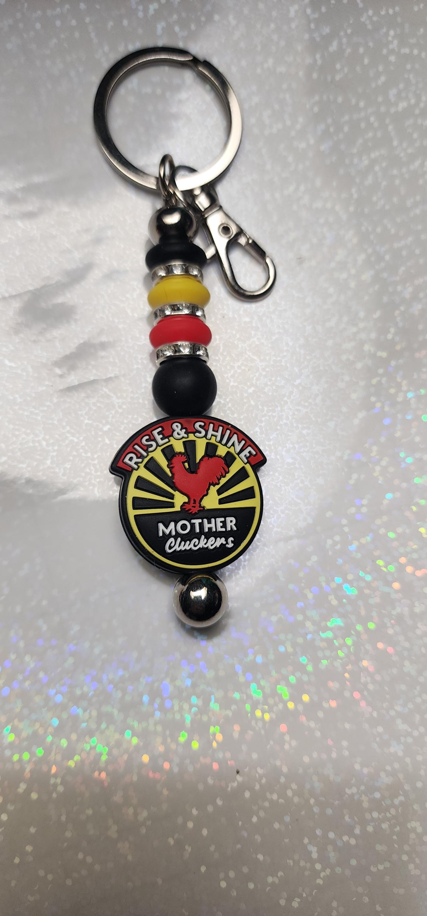 Handmade Rise and Shine Keychain