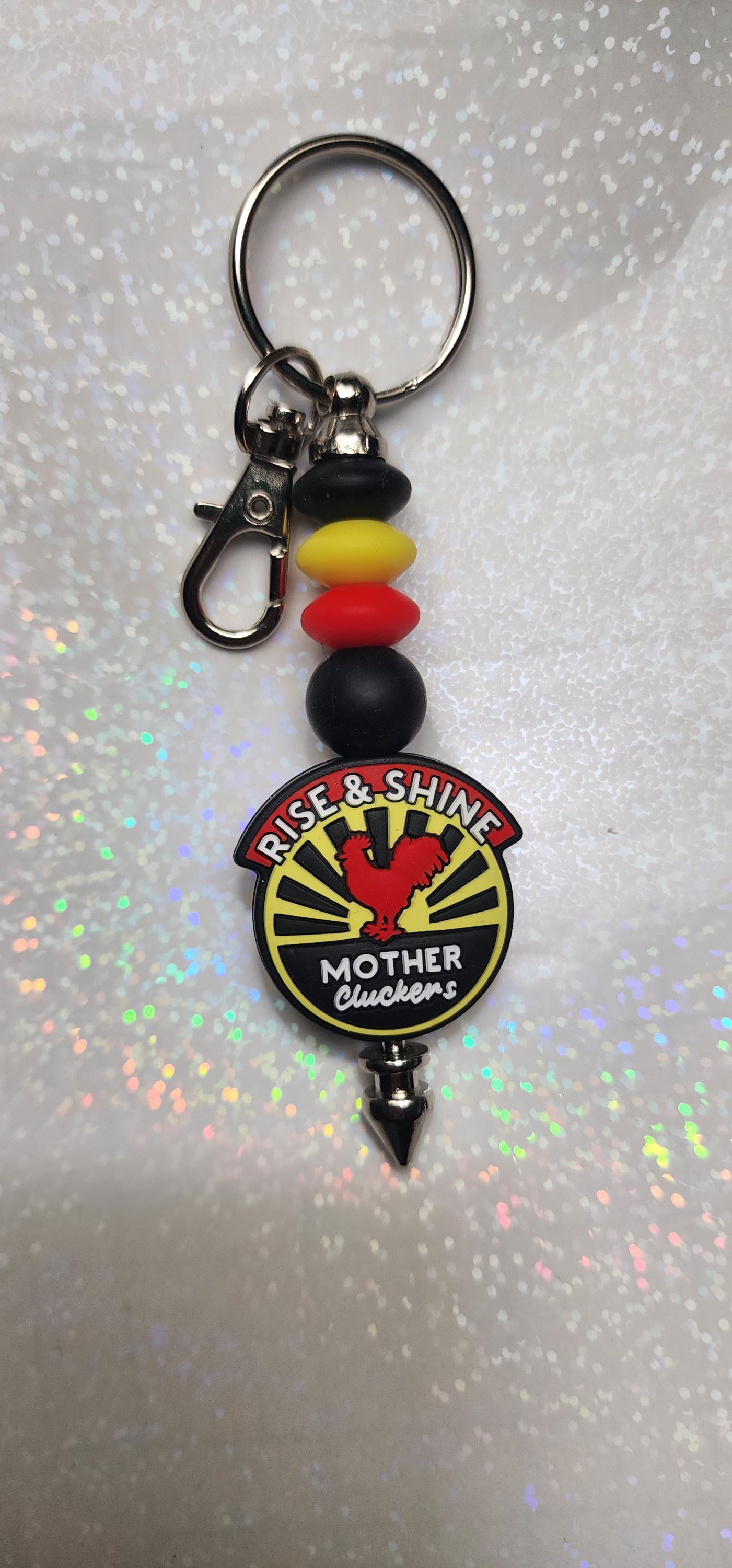 Handmade Rise and Shine Keychain